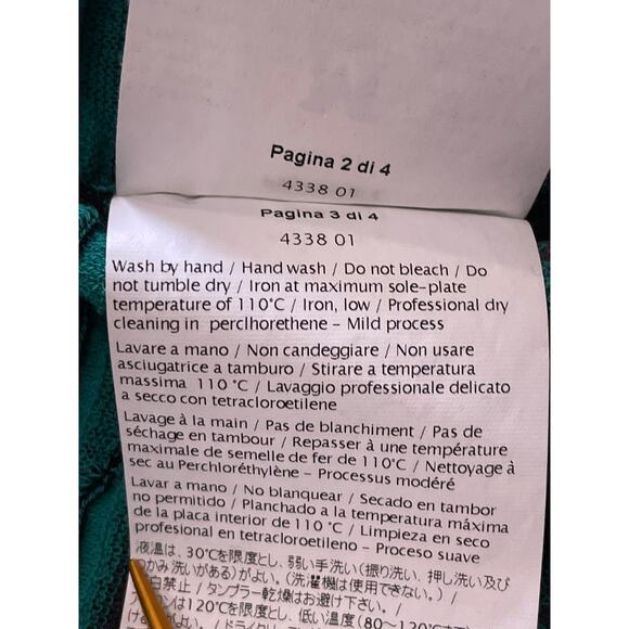 Missoni Black Gray Green Crew Neck Sleeveless Striped Knit Top Size 6 - Picture 11 of 12